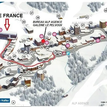 Apartment Le France - 3 Pers - Le France - 742fr - Plagne Centre Mae-3524 La Plagne